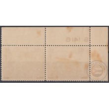 1958-338 CUBA REPUBLICA. 1958. Ed.774. 12c TOMA DE SAN JUAN, TEODORE ROOSEVELT. PLATE NUMBER, MANCHAS.