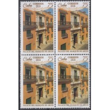 2018.103 CUBA MNH 2018. PALACIO MARQUES DE ARCOS, HAVANA COLONIAL ARCHITECTURE. BLOCK 4.