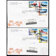 2006-FDC-123 CUBA FDC 2006. REGISTERED COVER TO SPAIN. AVIONES, AIRPLANE, AVION.