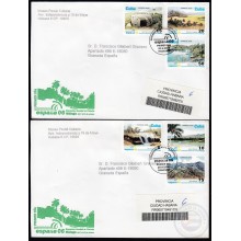 2006-FDC-121 CUBA FDC 2006. REGISTERED COVER TO SPAIN. ESPAÑA MALAGA PHILATELIC EXPO, TRINIDAD, GRAN PIEDRA