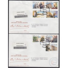 2006-FDC-109 CUBA FDC 2006. REGISTERED COVER TO SPAIN. JOSE MARTI, HISTORIA CONTADA POR LAS CASAS, INDEPENDENCE WAR.