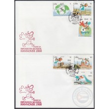 1999-FDC-56 CUBA FDC 1999 EXPO MUNDIAL 2000 HANNOVER GERMANY.