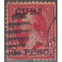 1899-346 CUBA US OCCUPATION 1899. 2c. "A" DE "CUBA" PARTIDA. RARE.