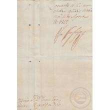 BE729 CUBA SPAIN 1817 SIGNED DOC CAPTAIN GENERAL JOSE CIENFUEGOS.