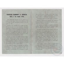PRP-121 CUBA REPUBLICA 1956 PROPAGANDA POSTAL RAIMUNDO MENOCAL