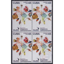 2018.144 CUBA 2018 MNH 65c INTENGRACION LATINOAMERICANA. BLOCK 4.