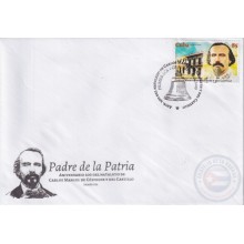 2019-FDC-20 CUBA 2019 FDC 200 ANIV CARLOS MANUEL DE CESPEDES INDEPENDENCE WAR.