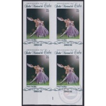 2018.180 CUBA 2018 MNH IMPERFORATED PROOF 35c BALLET TRIBUTO A JOSE WHITE