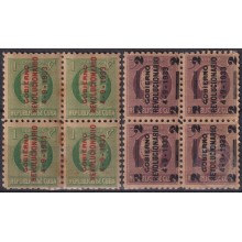 1933-72 CUBA 1933 Ed.272-03 REVOLUCION DE 1933. HABILITACION ABAJO HACIA ARRIBA. GOMA ORIGINAL.