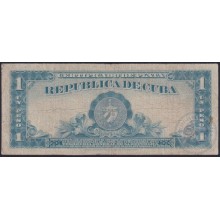 1948-BK-26 CUBA 1948 1$ BANCO NACIONAL CERTIFICADO DE PLATA SILVER CERTIFICATE