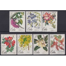 1967.96 CUBA 1967 MNH Ed.1464-70. 150 ANIV JARDIN BOTANICO DE LA HABANA. FLOWERS GARDEN BOTANICAL.
