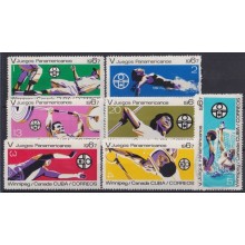 1967.98 CUBA 1967 MNH Ed.1477-83. PANAMERICAN GAME WINNIPEG CANADA BASEBALL BEISBOL BASQUET POLO NATACION.