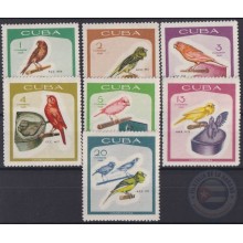 1968.73 CUBA 1968 MNH Ed.1564-70. CANARICULTURA. AVES CANARIOS PAJAROS BIRD.
