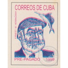 1999-EP-61 CUBA 1999 SIN CATALOGAR FELICITACIONES SPECIAL DELIVERY ERROR IMPRESIÓN DESPLAZADA UNUSED