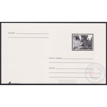 2010-EP-48 CUBA 2010 POSTAL STATIONERY WOMAN SPECIAL DELIVERY ERROR WITHOUT COLOR.