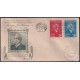 1950-FDC-113 CUBA FDC 1950 ANTONIO JOSE VARONA BLACK CANCEL