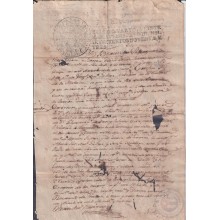 1793-PS-1 ESPAÑA SPAIN REVENUE SEALLED PAPER PAPEL SELLADO 1793 SELLO 4to.