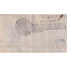 1795-PS-1 ESPAÑA SPAIN REVENUE SEALLED PAPER PAPEL SELLADO 1795 SELLO 4to UNUSED.