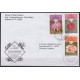 2015-FDC-102 CUBA 2015 FDC FLORES DE AMERICA FLOWERS MUSEO HISTORIA NATURAL. TWO COVER.